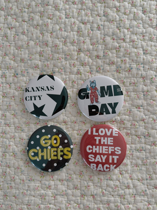 KC Gameday Buttons