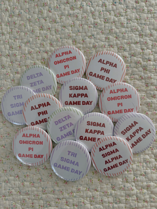 Sorority Gameday Buttons
