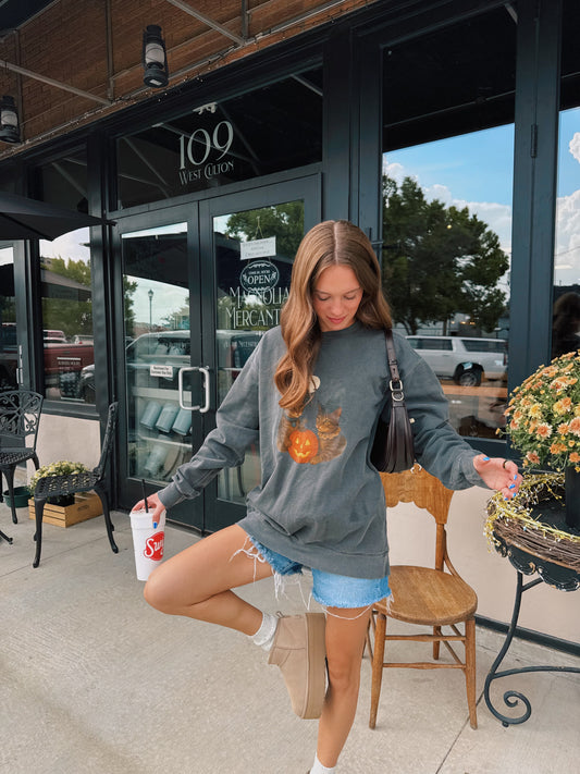 Spooky Kitty crewneck