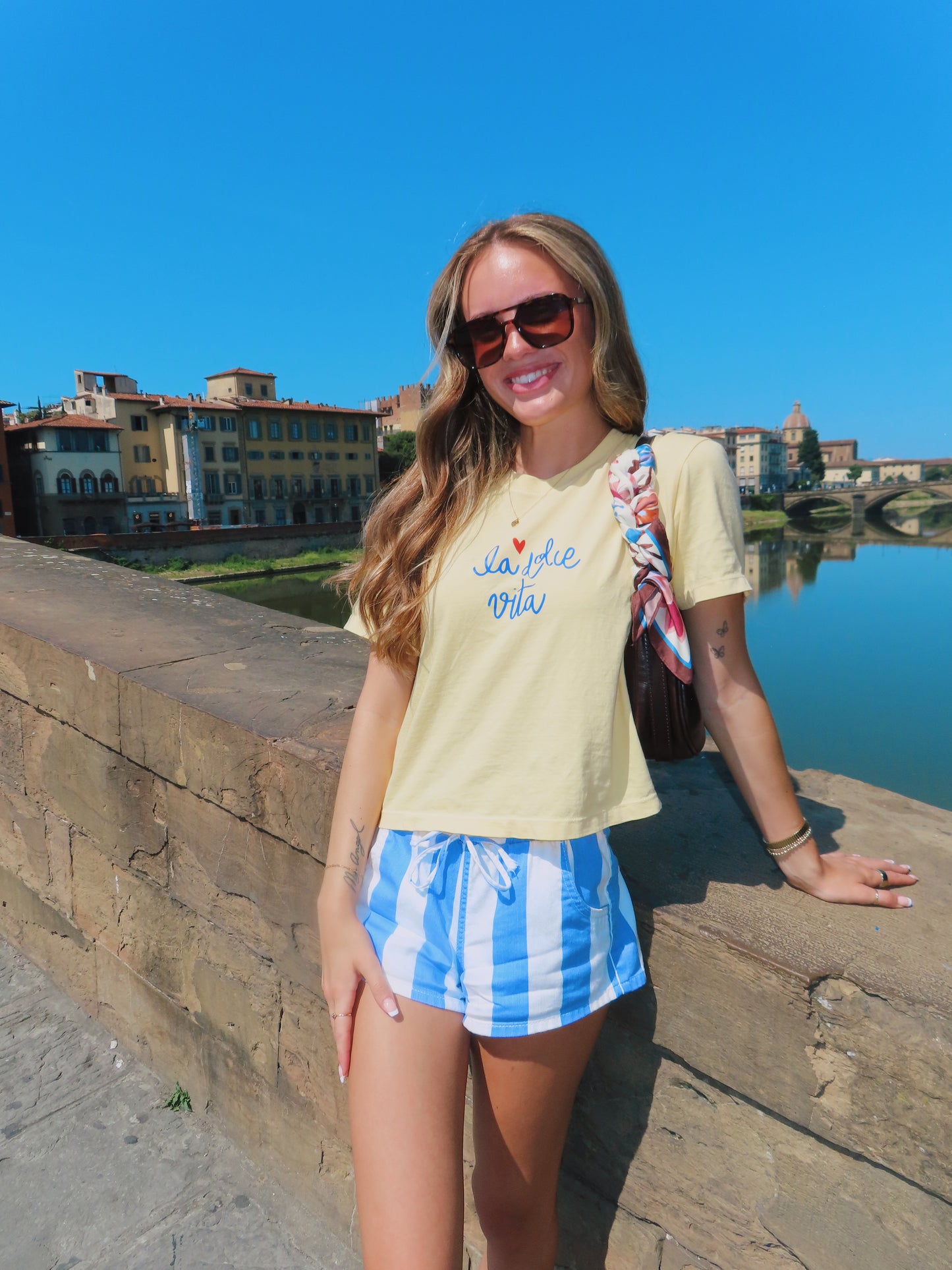 La dolce vita boxy tee