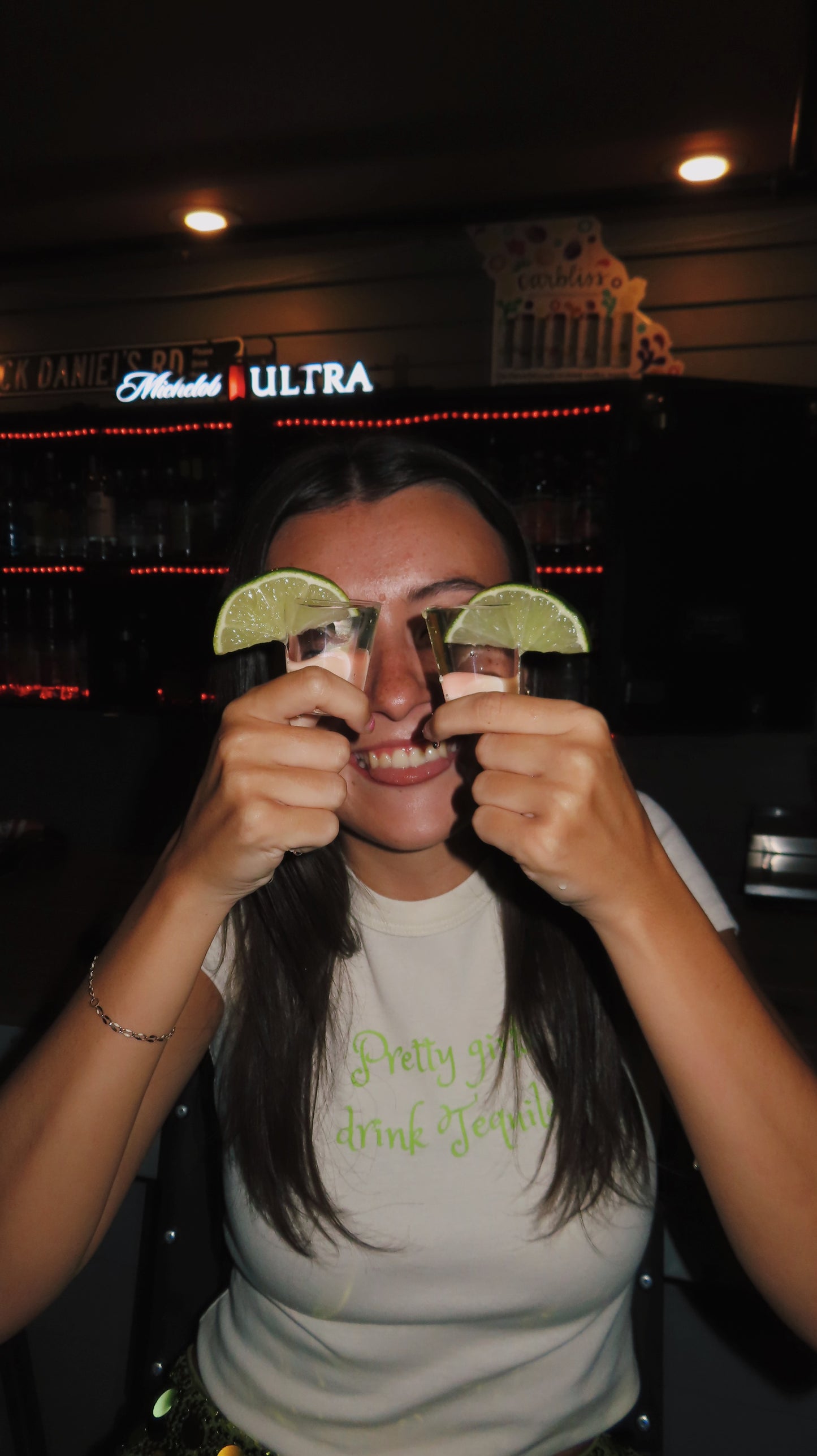 Pretty Girls Drink Tequila Baby Tee