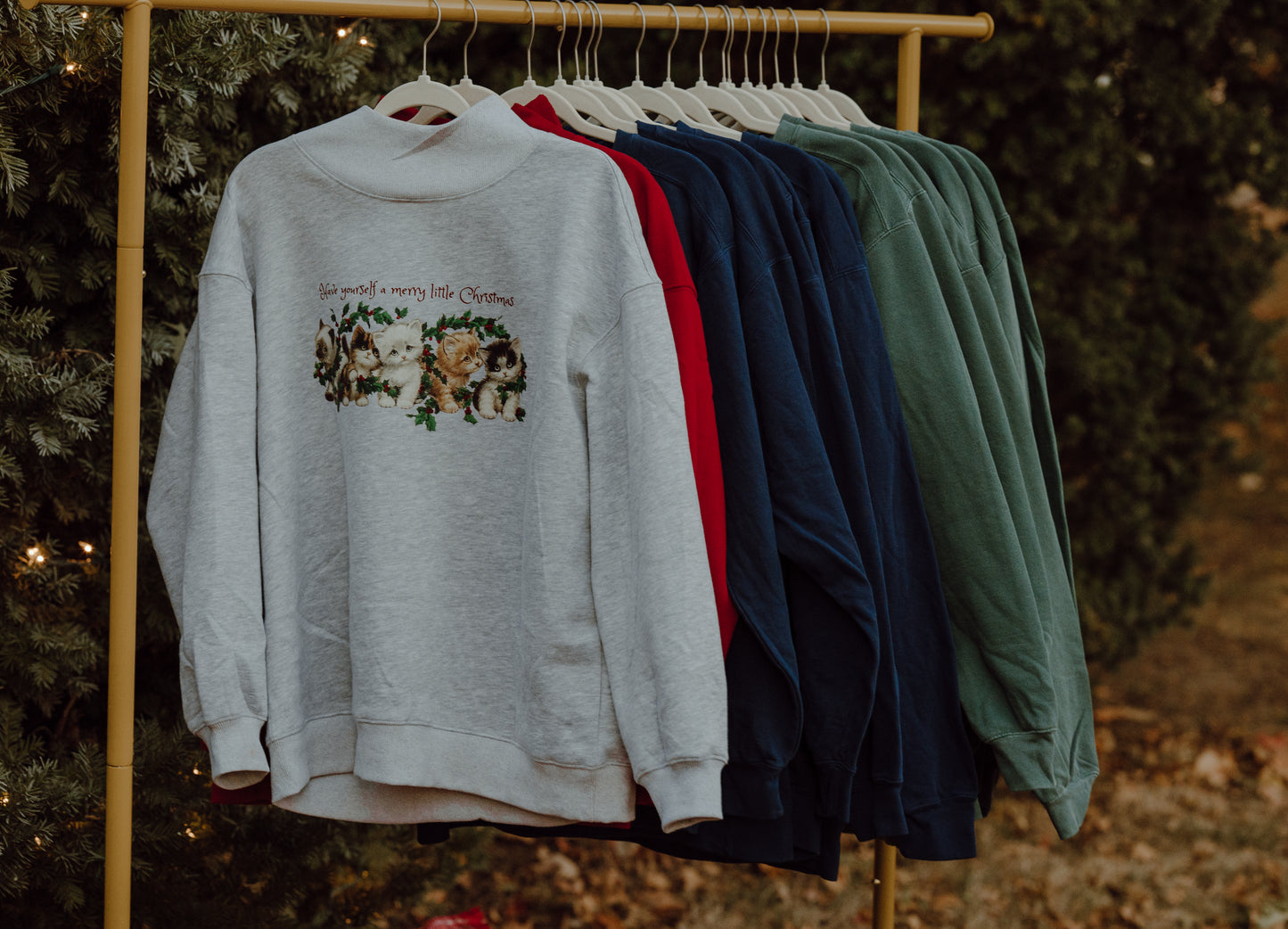 Have yourself a Merry little Christmas mock neck