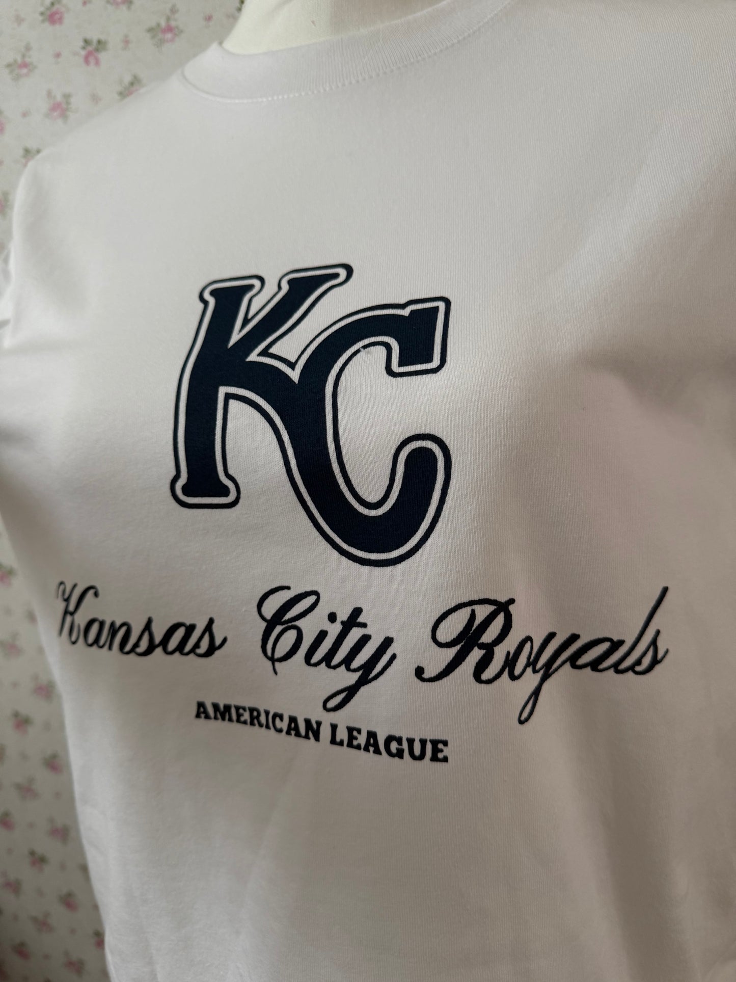 Kansas City Royals boxy cropped tee