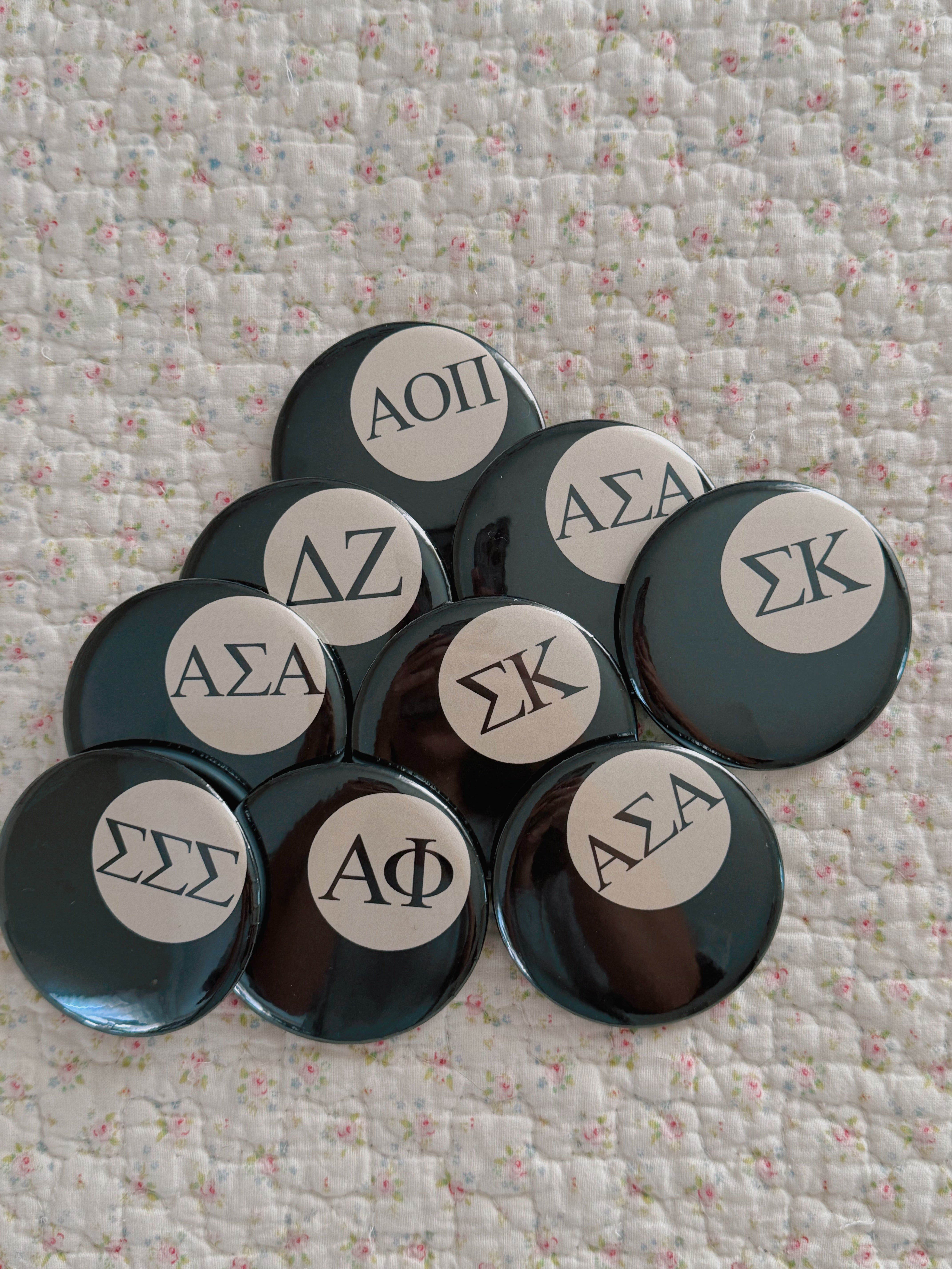 Lucky Girl Sorority Buttons – Hanna Lyn Designs