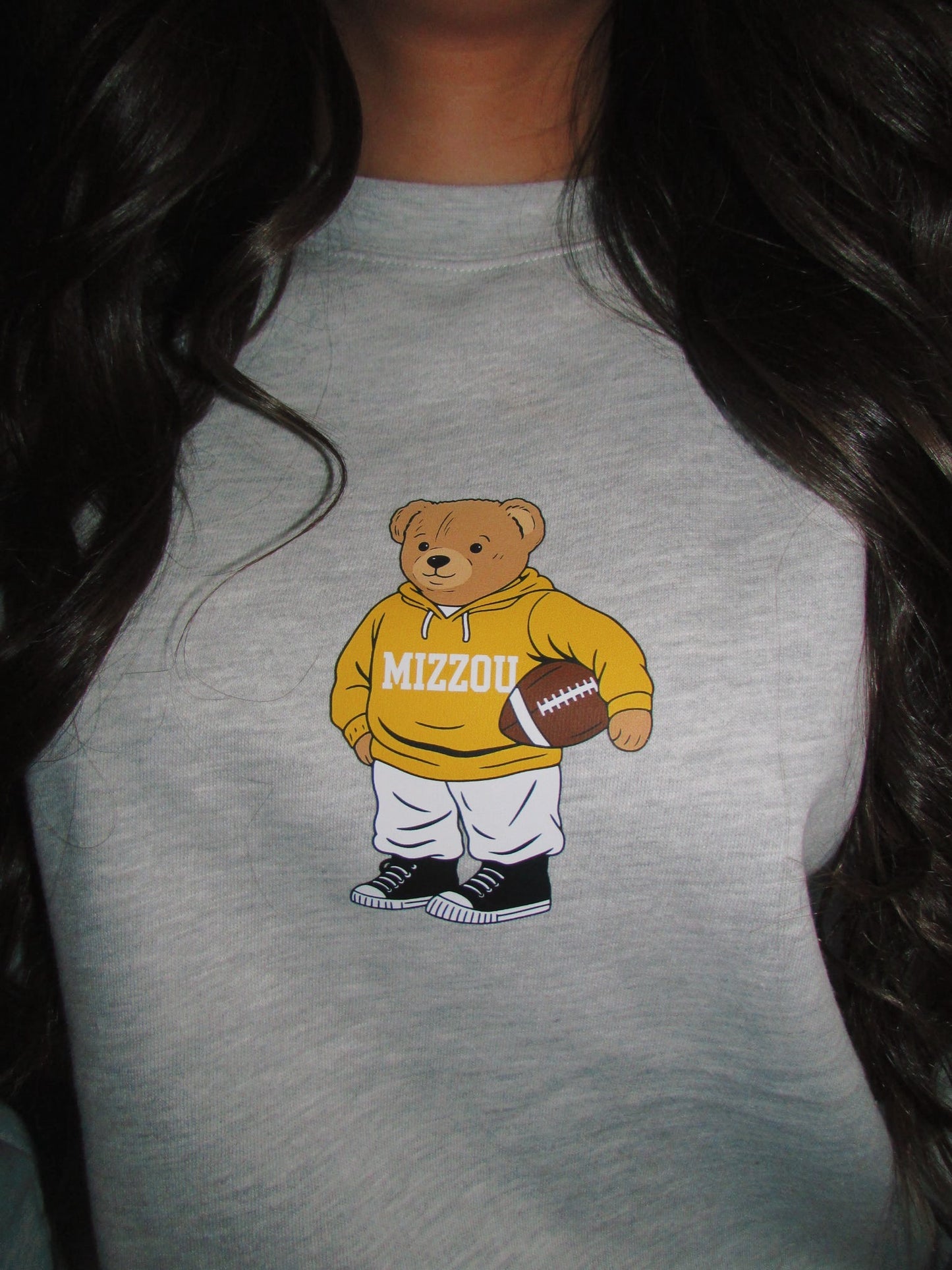 MIZZOU bear crewneck