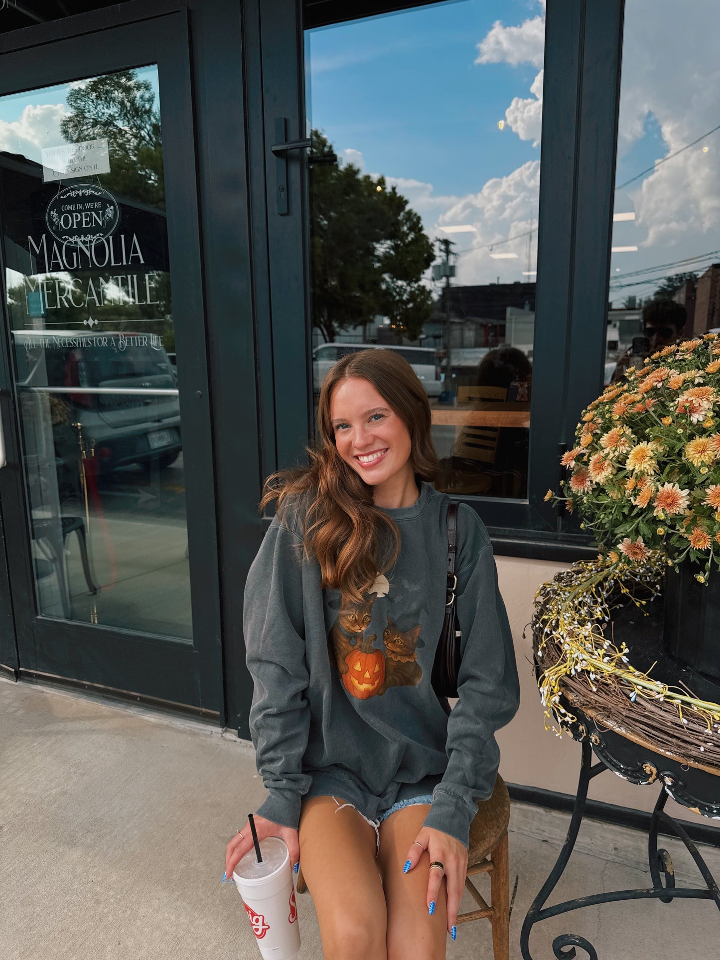 Spooky Kitty crewneck