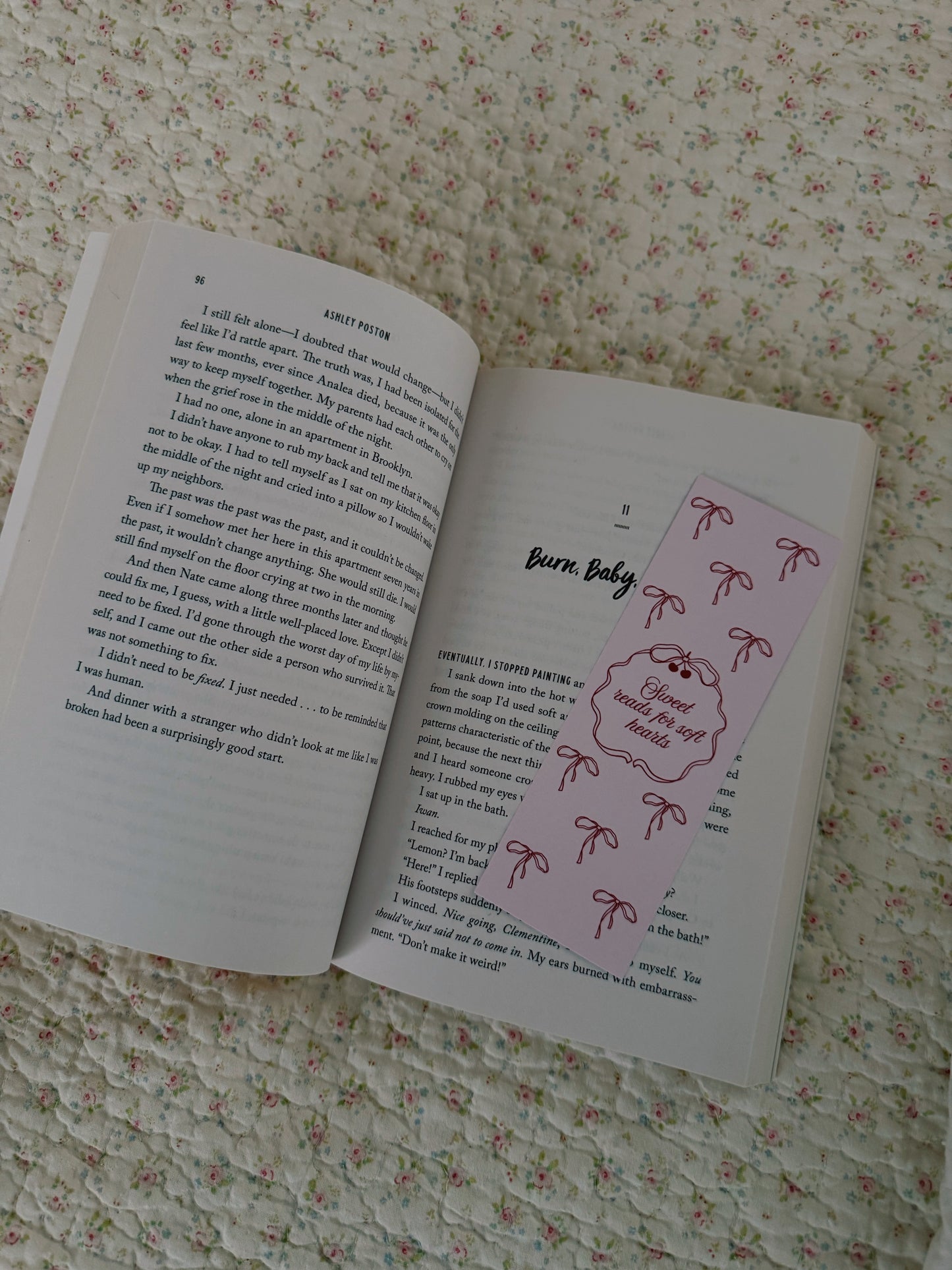 Coquette bookmark set