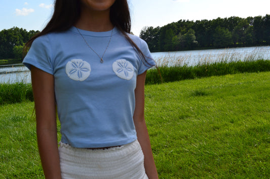 Sand dollar baby tee