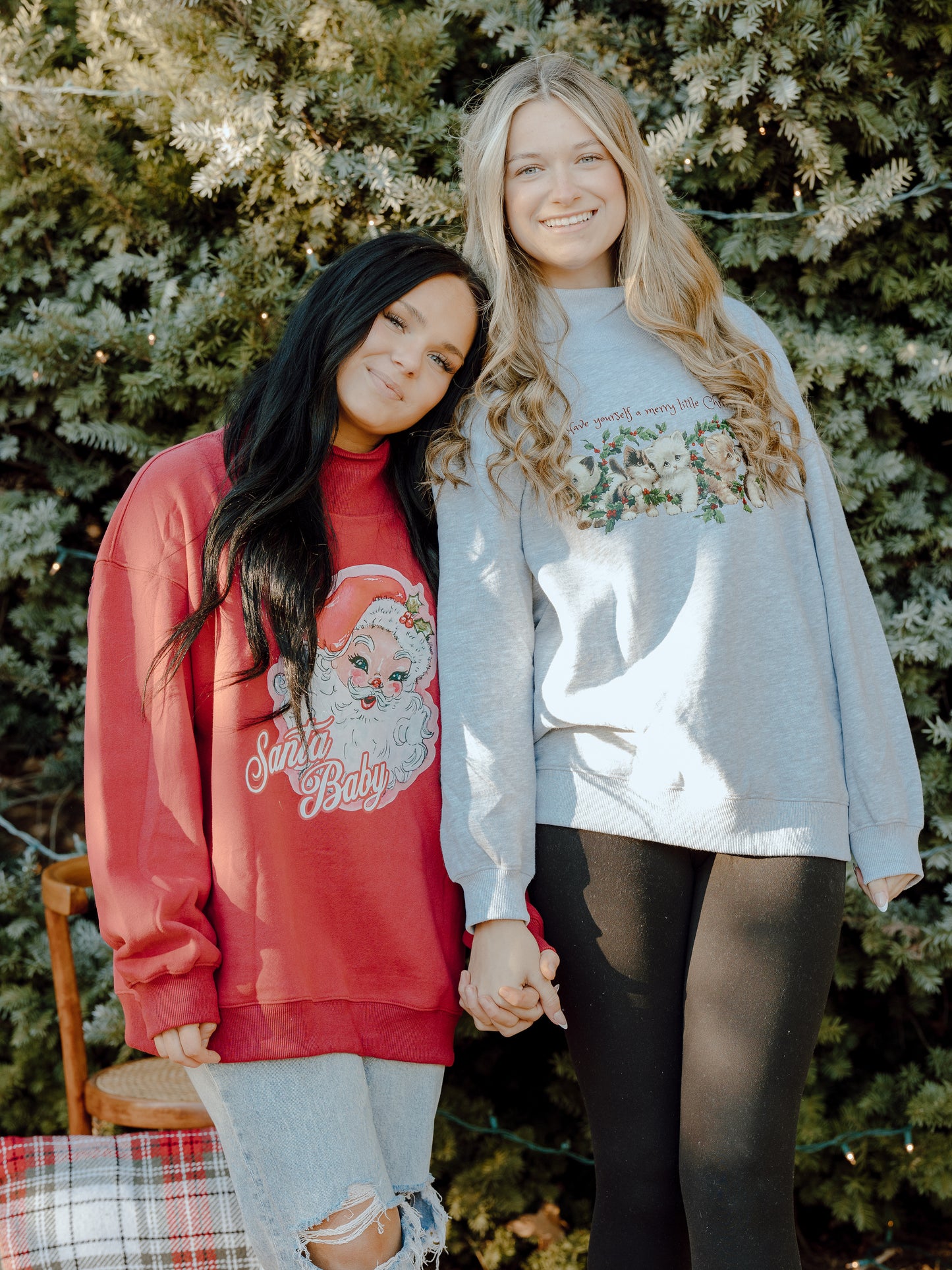 Have yourself a Merry little Christmas mock neck