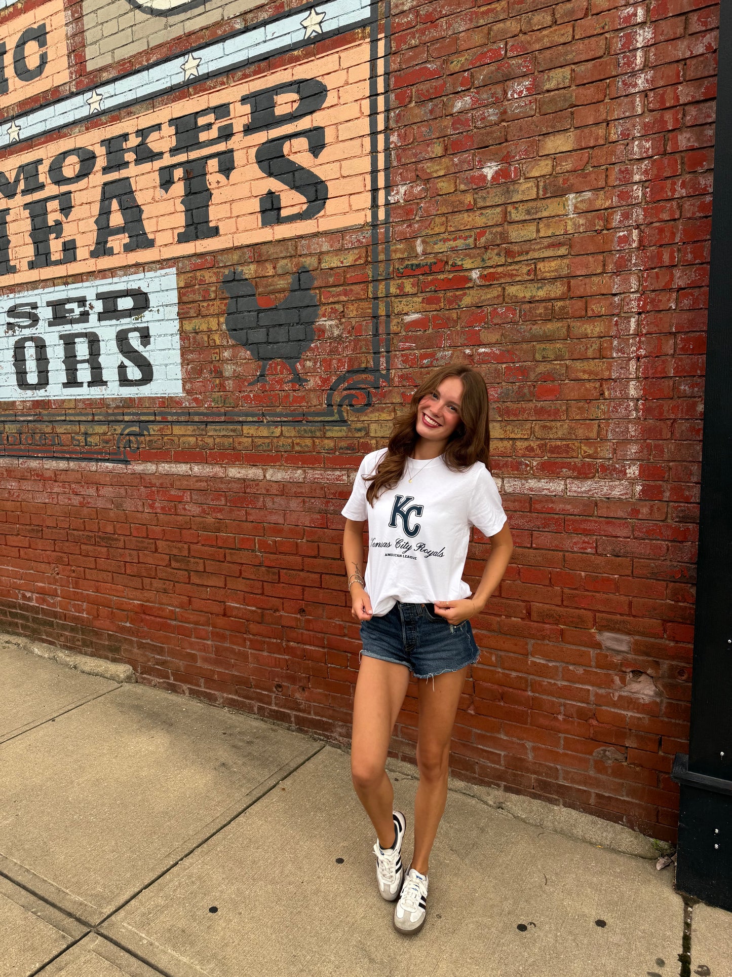 Kansas City Royals boxy cropped tee
