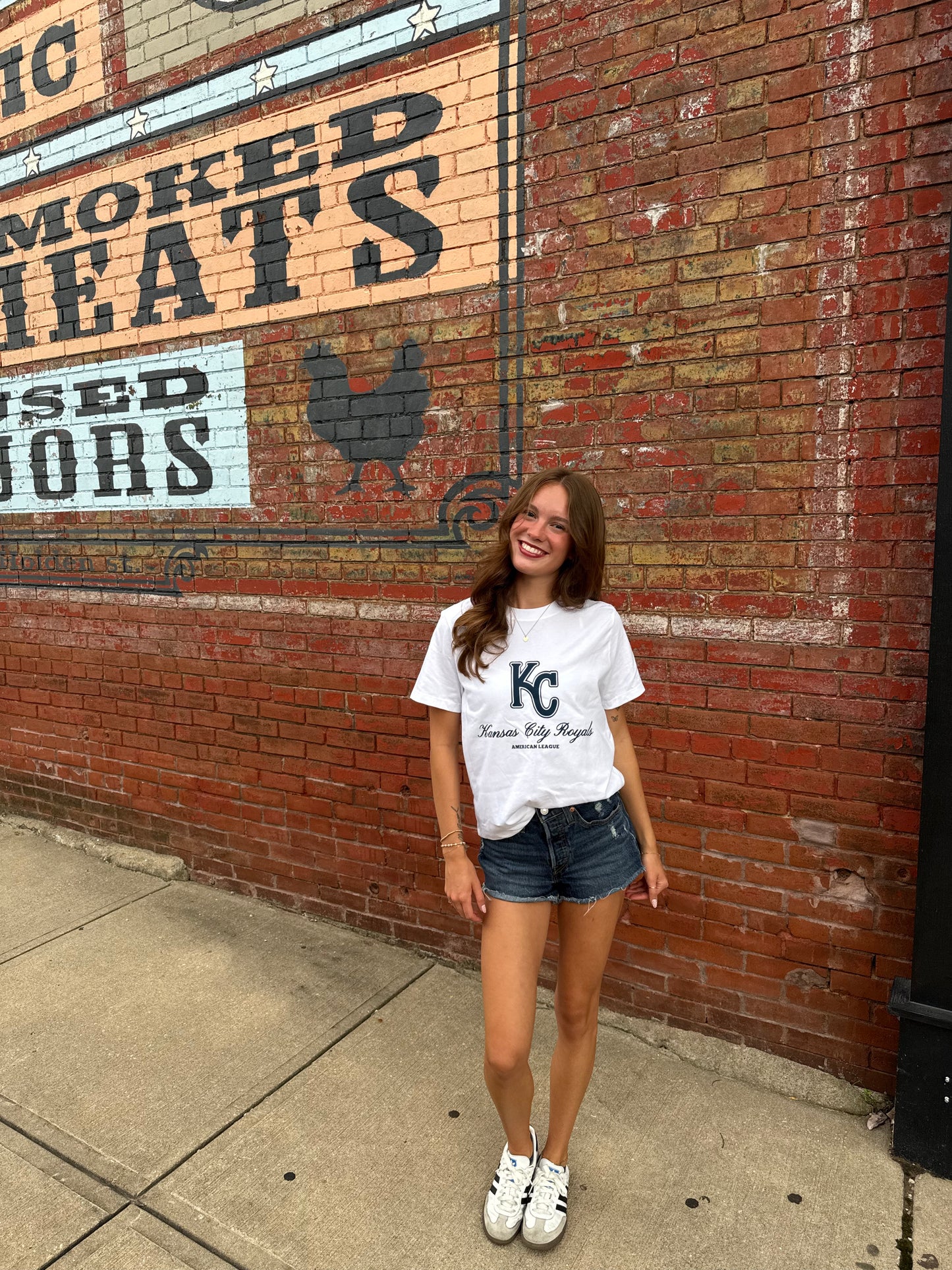 Kansas City Royals boxy cropped tee