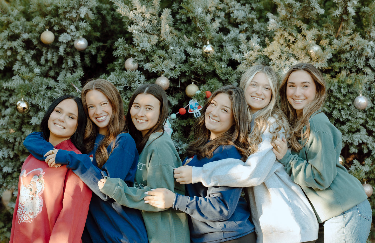 Santa baby mock neck